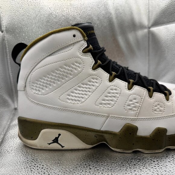 Size 10.5 Jordan‎ 9 Retro Statue High White Mens Basketball Shoes 302370-109 main image 6